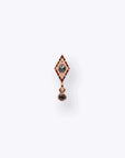 Dyna Drop - 14K ROSE - Black Diamond