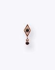 Dyna Drop - 14K ROSE - Blue Sapphire
