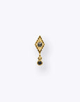 Dyna Drop - 14K YELLOW - Black Diamond