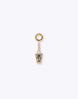 Linda Chain Charm - 14K YELLOW - Diamond