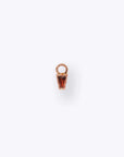 Linda Charm - 14K ROSE - Garnet