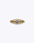 Mati Ring - 14K SOLID YELLOW - Salt & Pepper Diamond