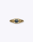 Mati Ring - 14K SOLID YELLOW - Blue Sapphire