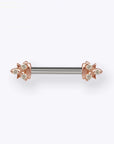 Neo Side-Set - 14K ROSE - Diamond
