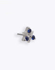 Neo - 14K WHITE - Blue Sapphire