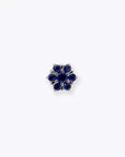 Peony - 14K WHITE - Blue Sapphire