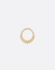 Petite Pyramid Seam Ring - 14K YELLOW