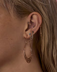 Tethered Double Chain - 14K WHITE
