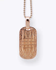 Tether Tag 925 Necklace - Large - Rose Gold