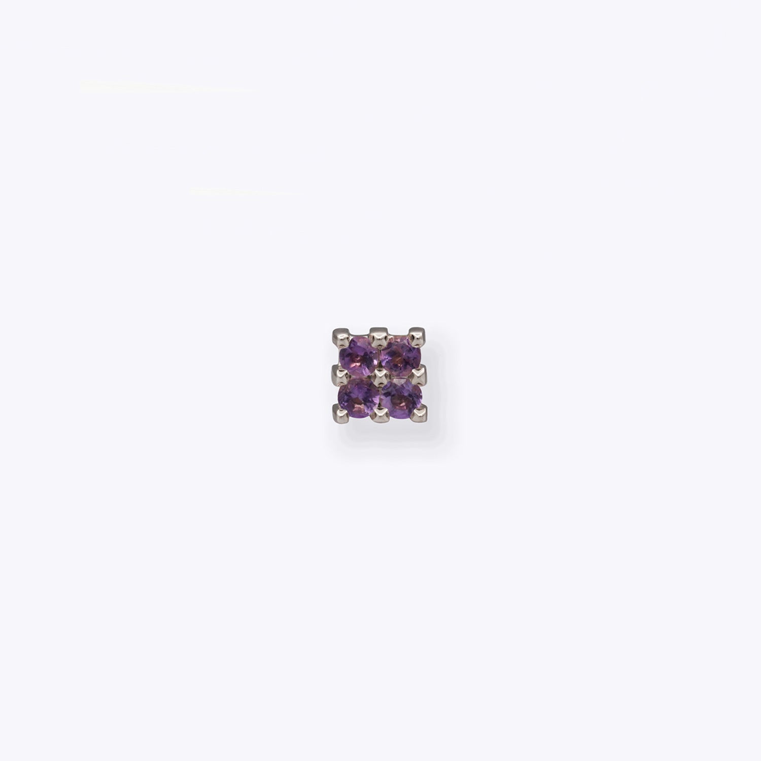 Argo - 14K WHITE - Amethyst