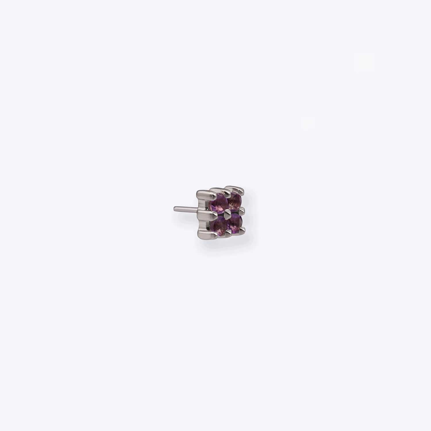 Argo - 14K WHITE - Amethyst