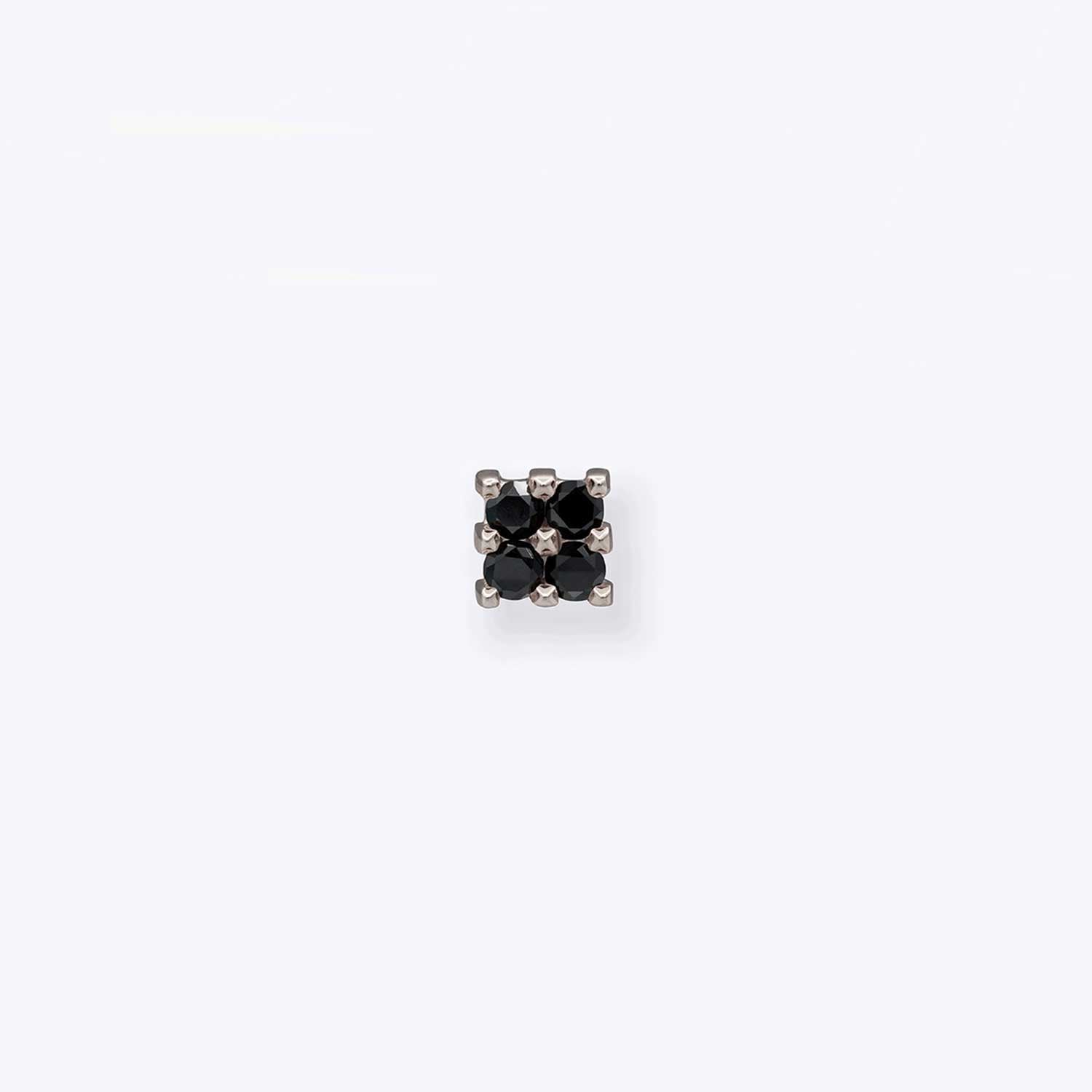 Argo - 14K WHITE - Black Diamond
