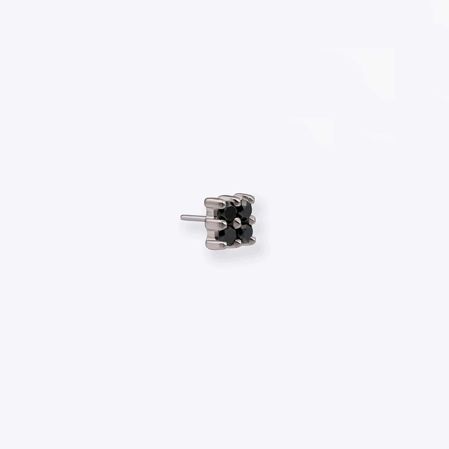Argo - 14K WHITE - Black Diamond