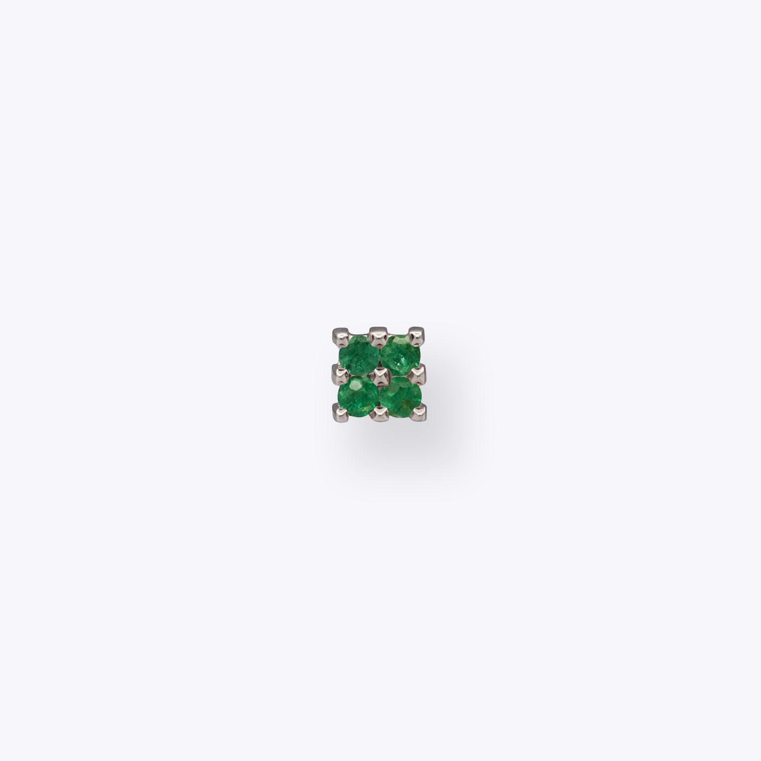 Argo - 14K WHITE - Emerald