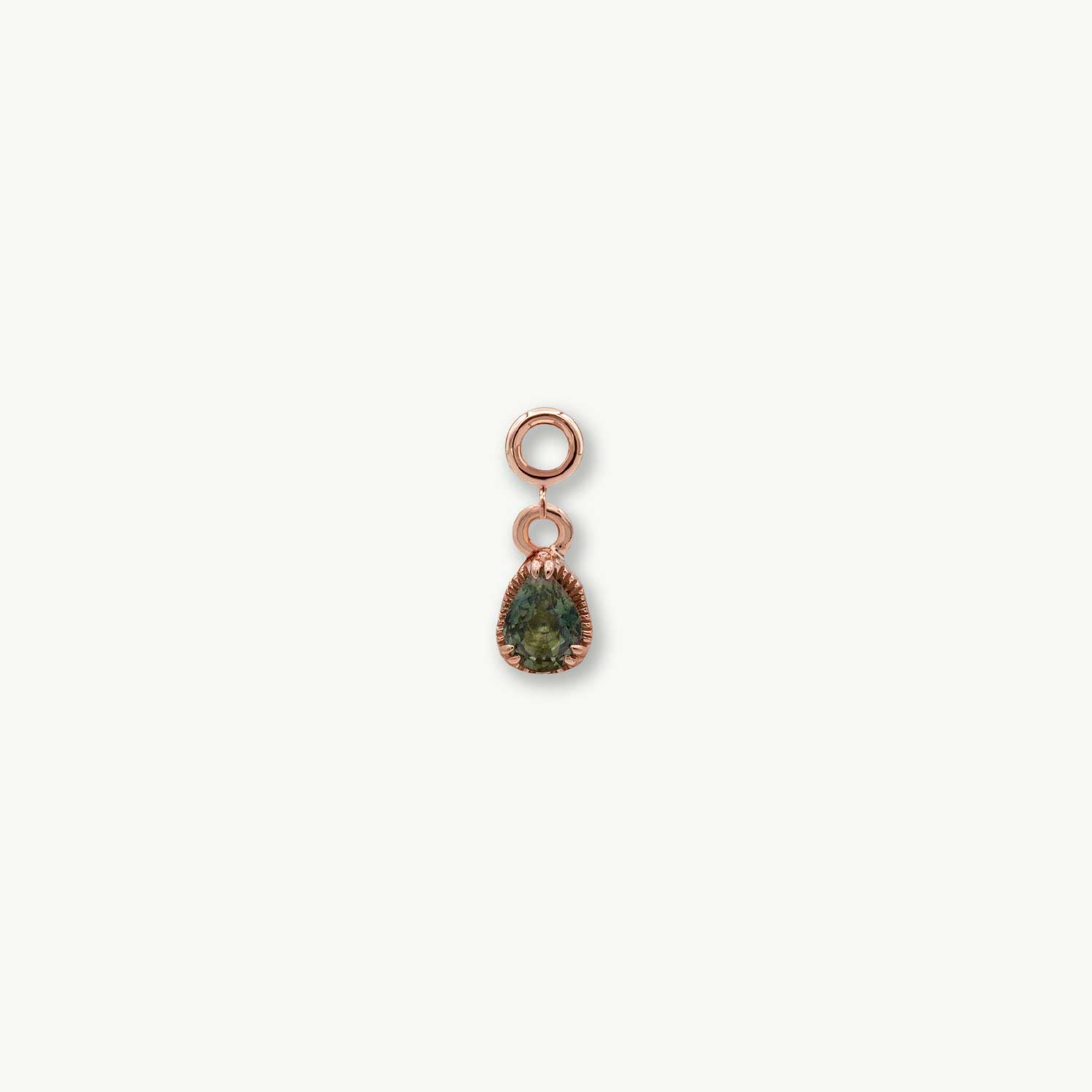 Chaka Pendant - 14K ROSE - Montana Sapphire