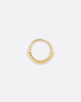 Petite Carbonado Seam Ring - 14K YELLOW