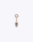 Linda Chain Charm - 14K ROSE - Diamond