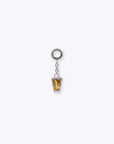 Linda Chain Charm - 14K WHITE - Citrine