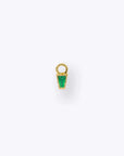 Linda Charm - 14K YELLOW - Emerald