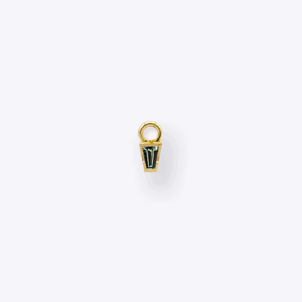Linda Charm - 14K YELLOW - Montana Sapphire