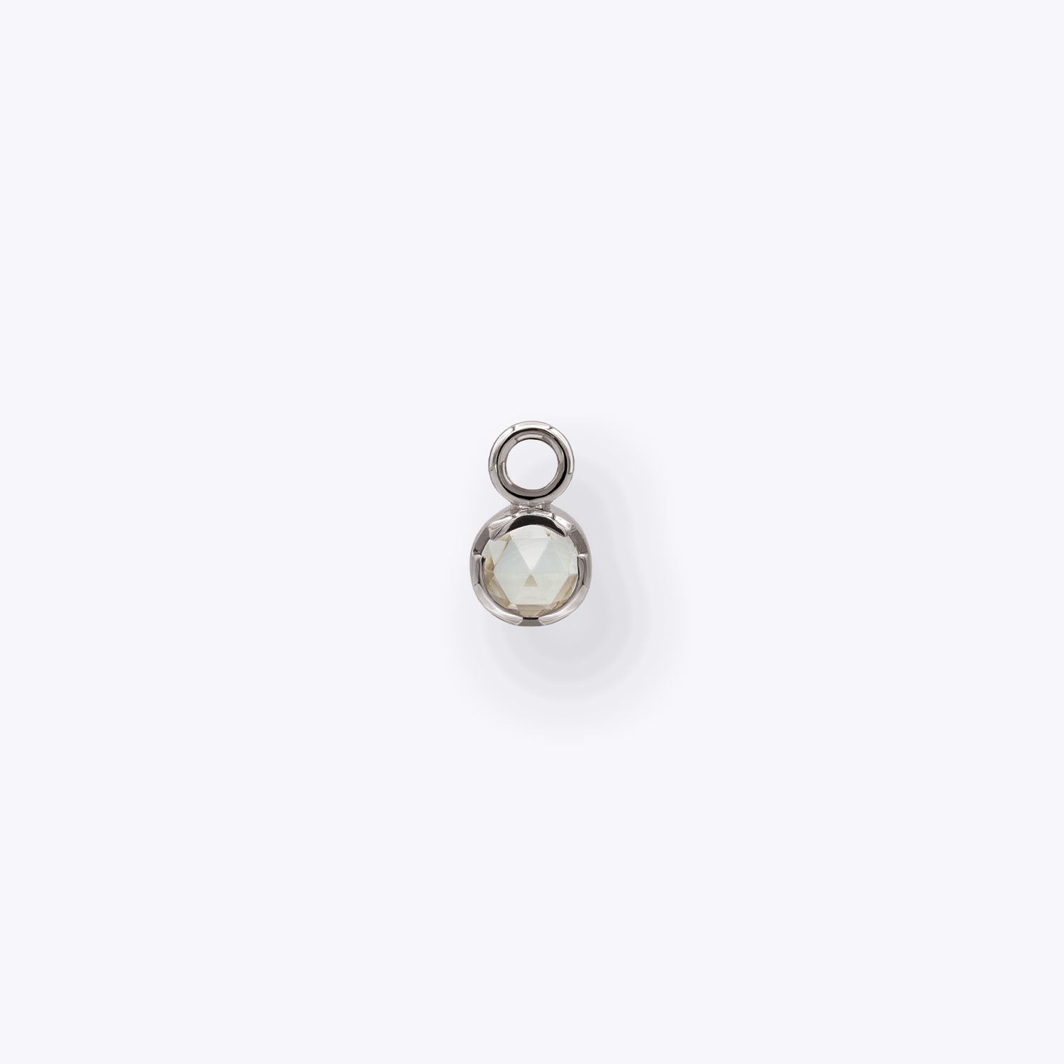 Luka Charm - 14K WHITE