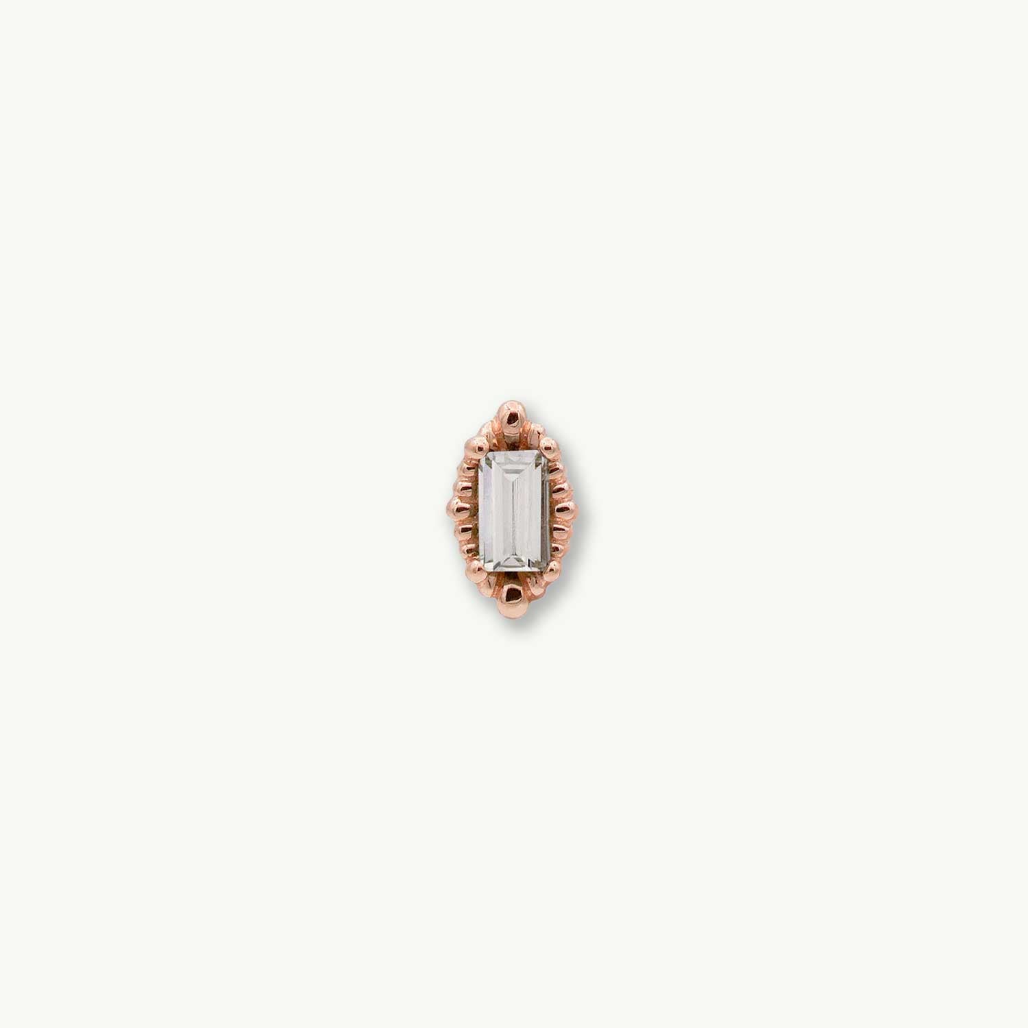 Melange Baguette - 14K ROSE - Diamond