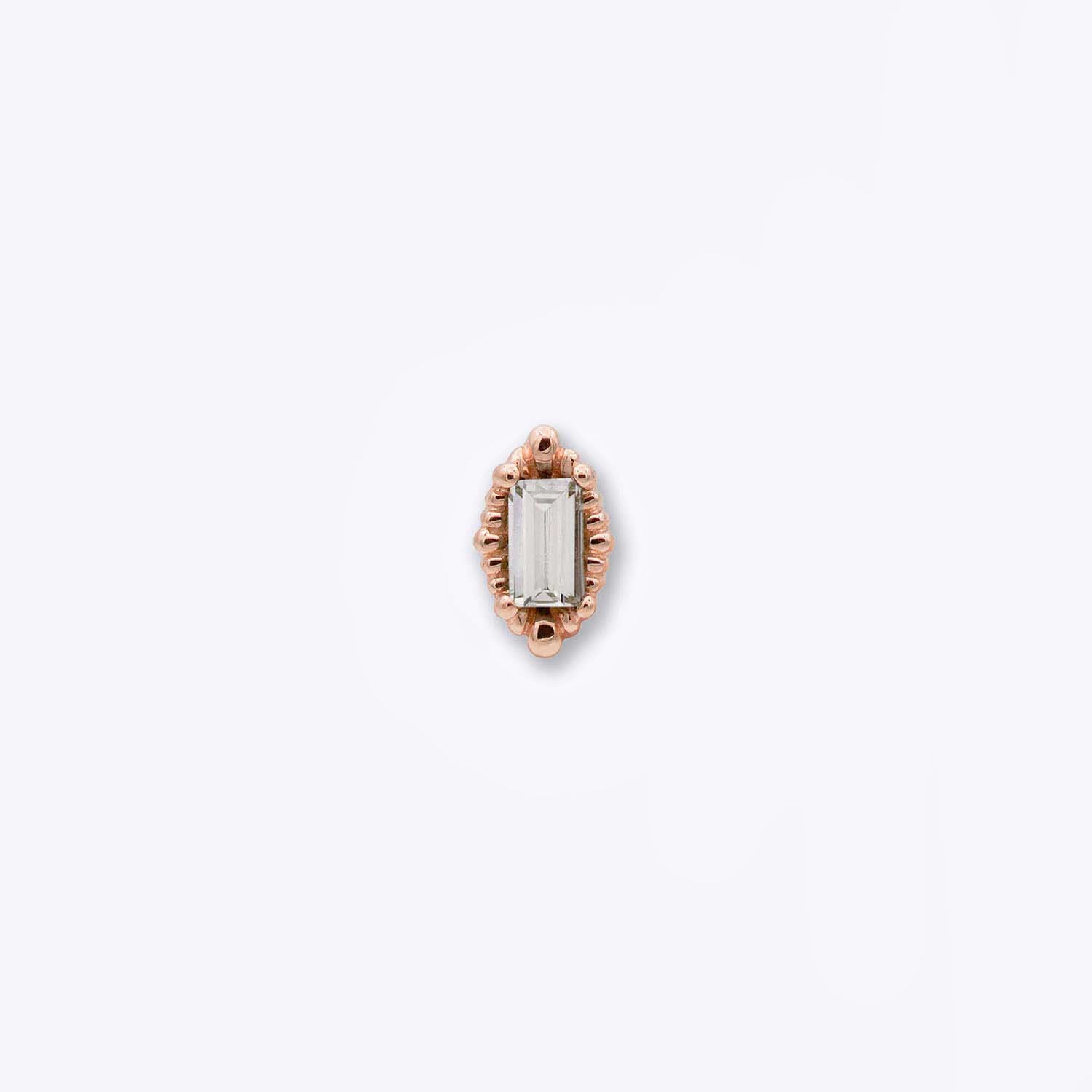Melange Baguette - 14K ROSE - Diamond