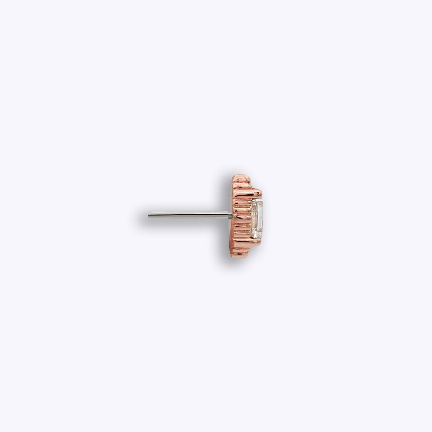 Melange Baguette - 14K ROSE - Diamond