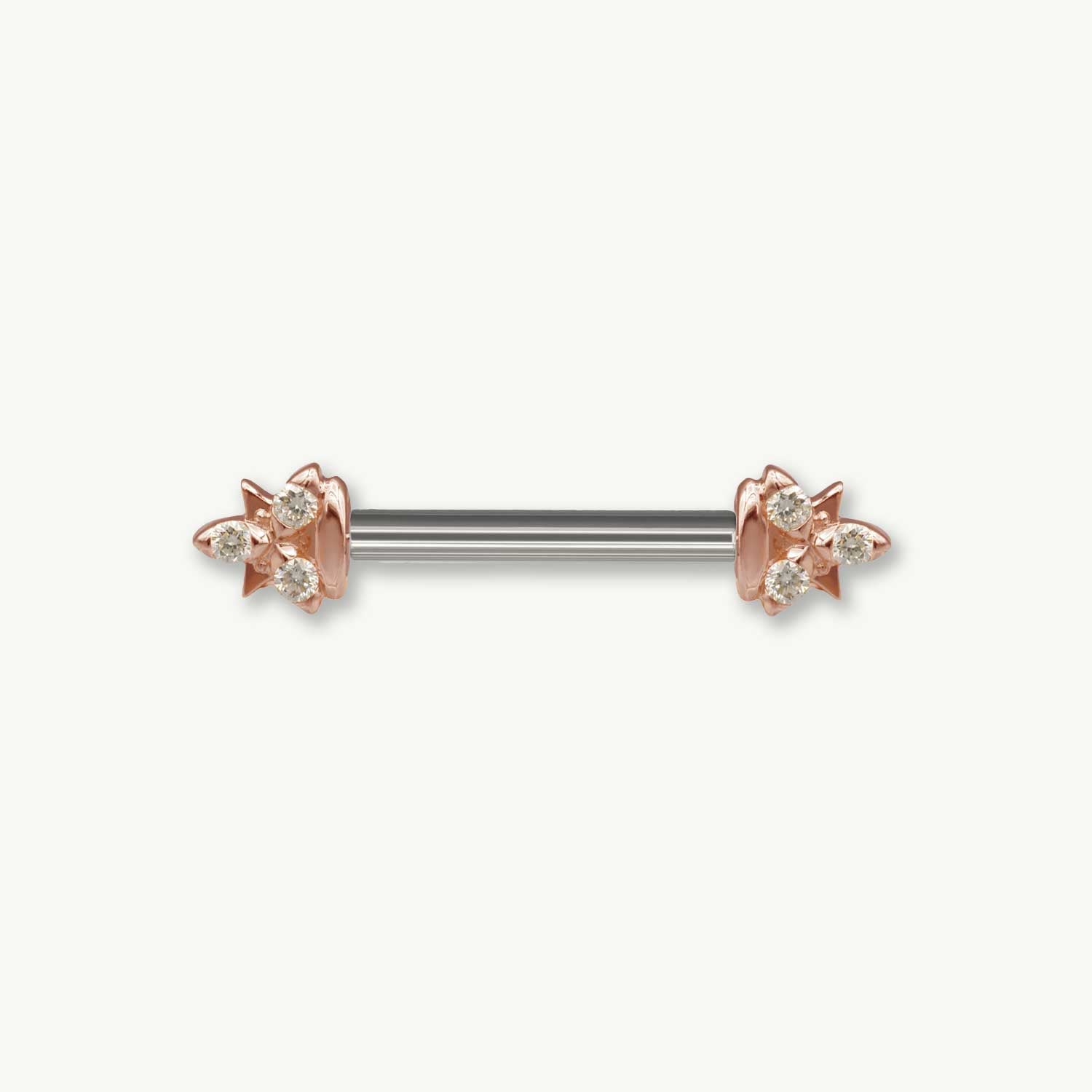Neo Side-Set - 14K ROSE - Diamond