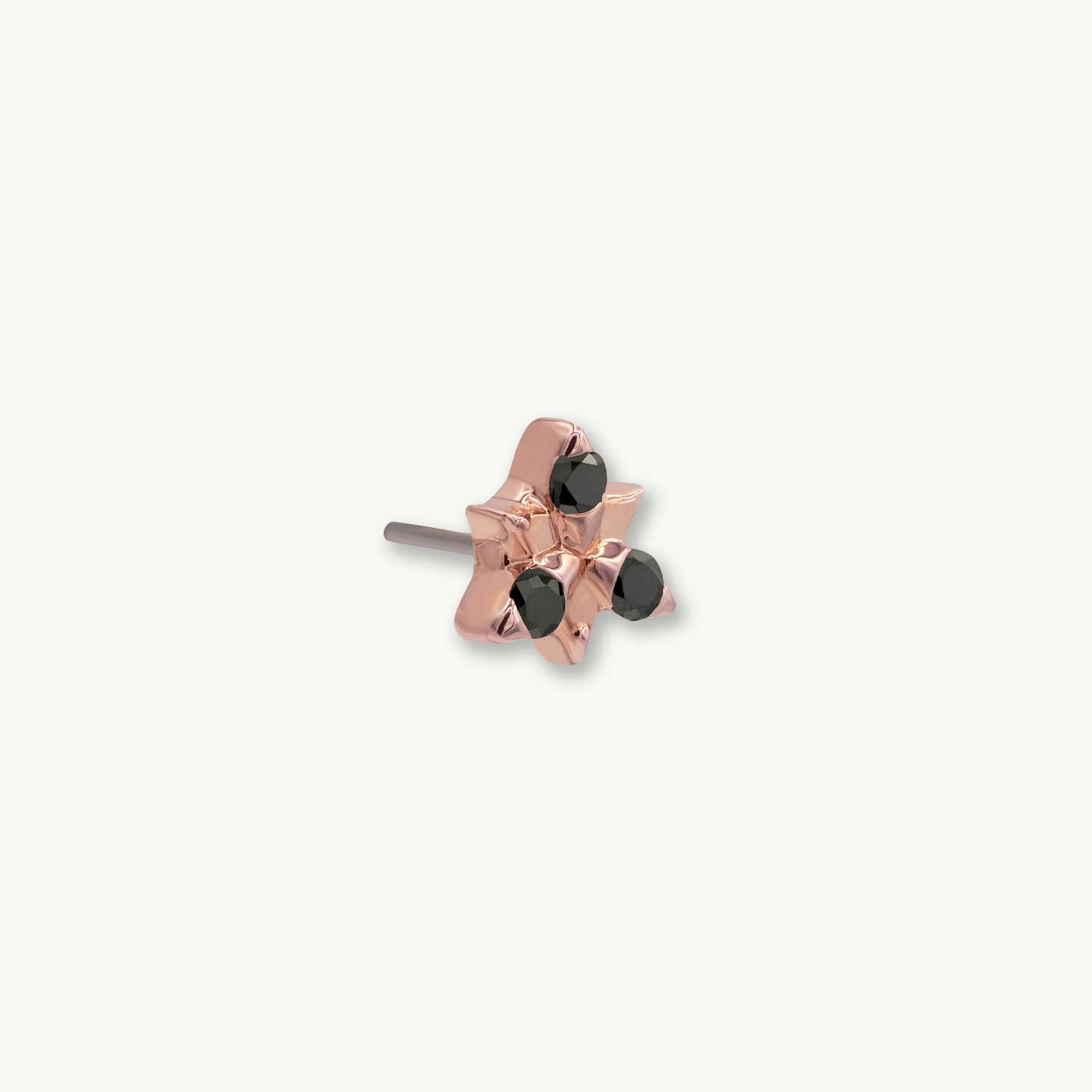 Neo - 14K ROSE - Black Diamond