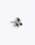 Neo - 14K WHITE - Black Diamond