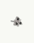 Neo - 14K WHITE - Black Diamond
