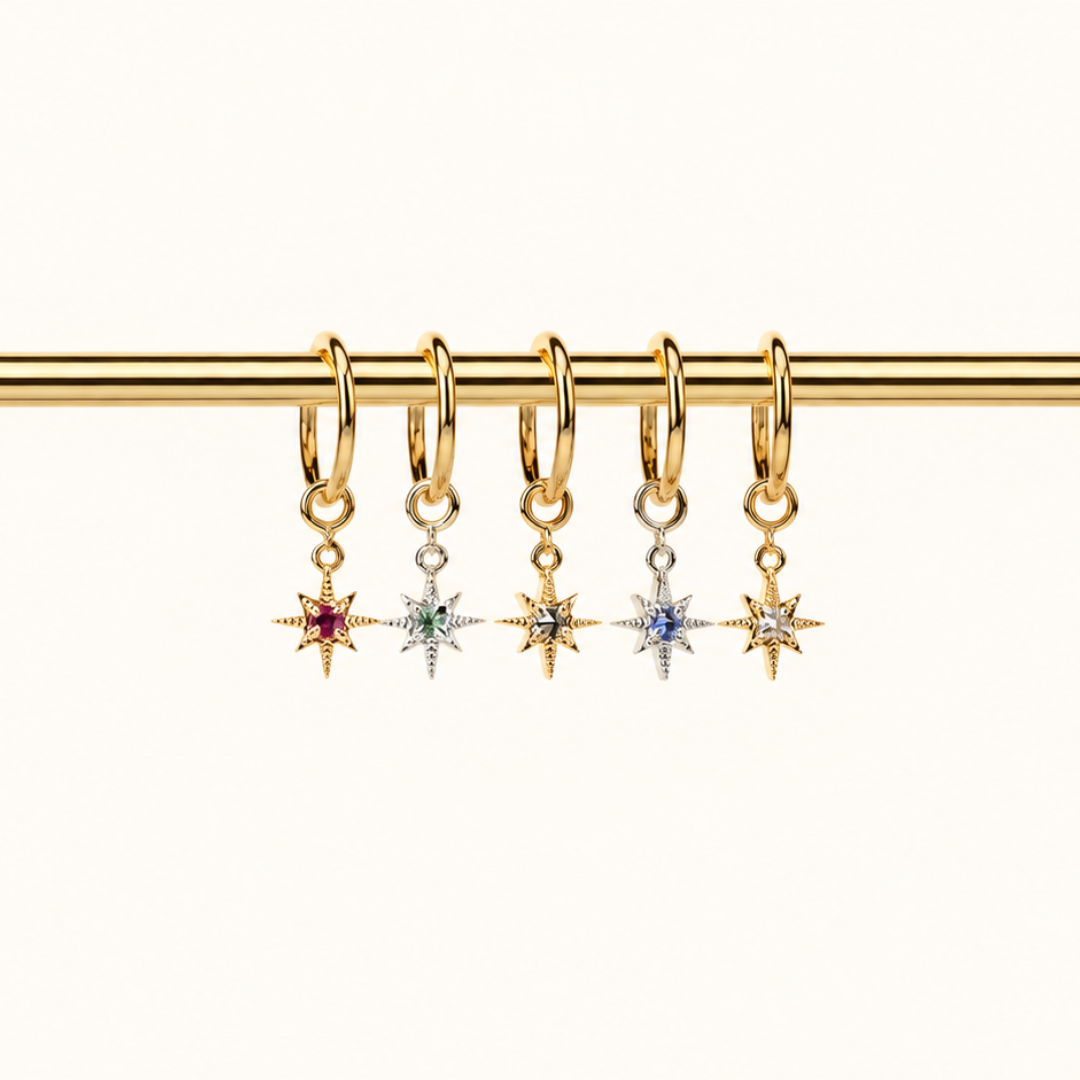 Elendres Pendant - 14K ROSE - Emerald