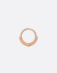 Petite Melange Seam Ring - 14K ROSE