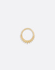 Petite Pyramid Seam Ring - 14K YELLOW