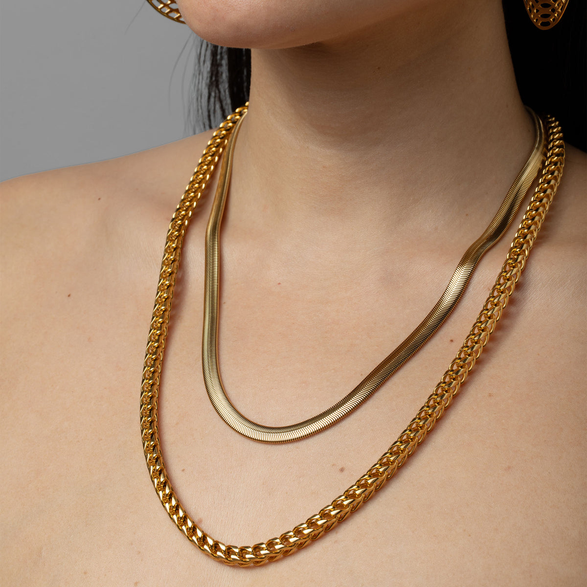 Snake Chain Necklace - GOLD