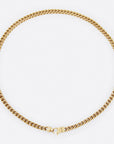 Franco Spinal Chain Necklace - GOLD