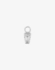 Linda Charm - 14K WHITE - Diamond